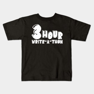 3 Hour Write-a-thon Kids T-Shirt
